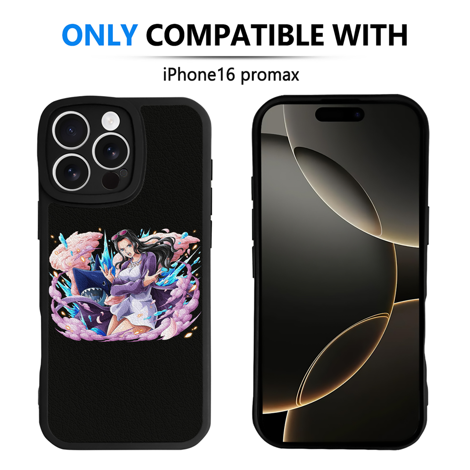 （画像用） ワンピース ニコ・ロビン ONE PIECE Nico Robin 【iPhone 16シリーズ対応】シリコンスマホケース（レザー調） 材質：シリコン